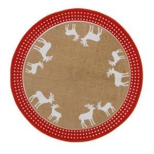 Blitzen Puuvillamatto Ø 100 Cm Beige