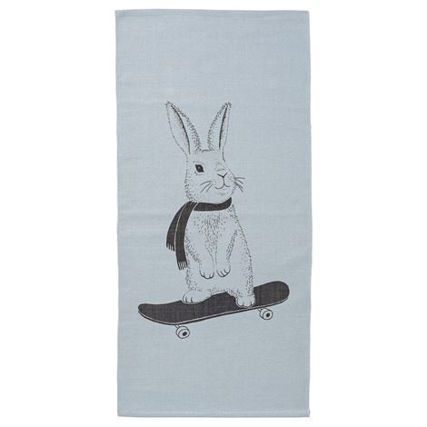 Bloomingville Rabbit On Skateboard Matto 60x120 cm