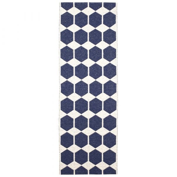 Brita Sweden Anna Matto Denim Blue 70x200 Cm