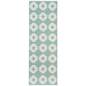 Brita Sweden Flower Matto Lagoon 70x150 Cm