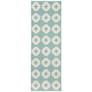 Brita Sweden Flower Matto Lagoon 70x150 Cm