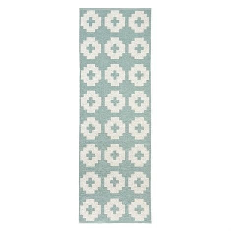 Brita Sweden Flower Matto Lagoon 70x250 cm