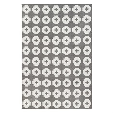 Brita Sweden Flower Matto Stone Iso Harmaa 170x250 cm