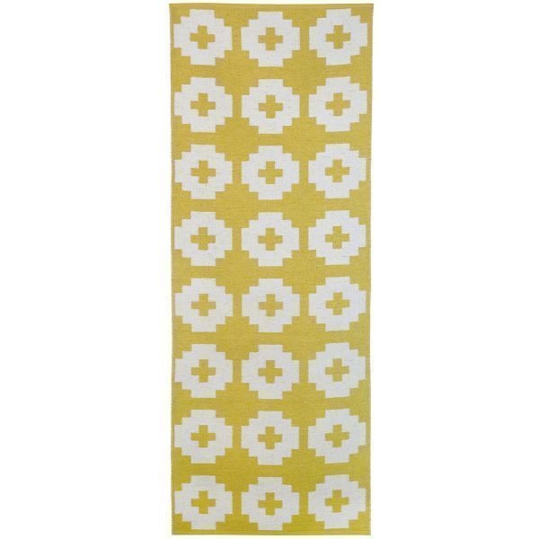 Brita Sweden Flower Matto Sun 70x150 Cm