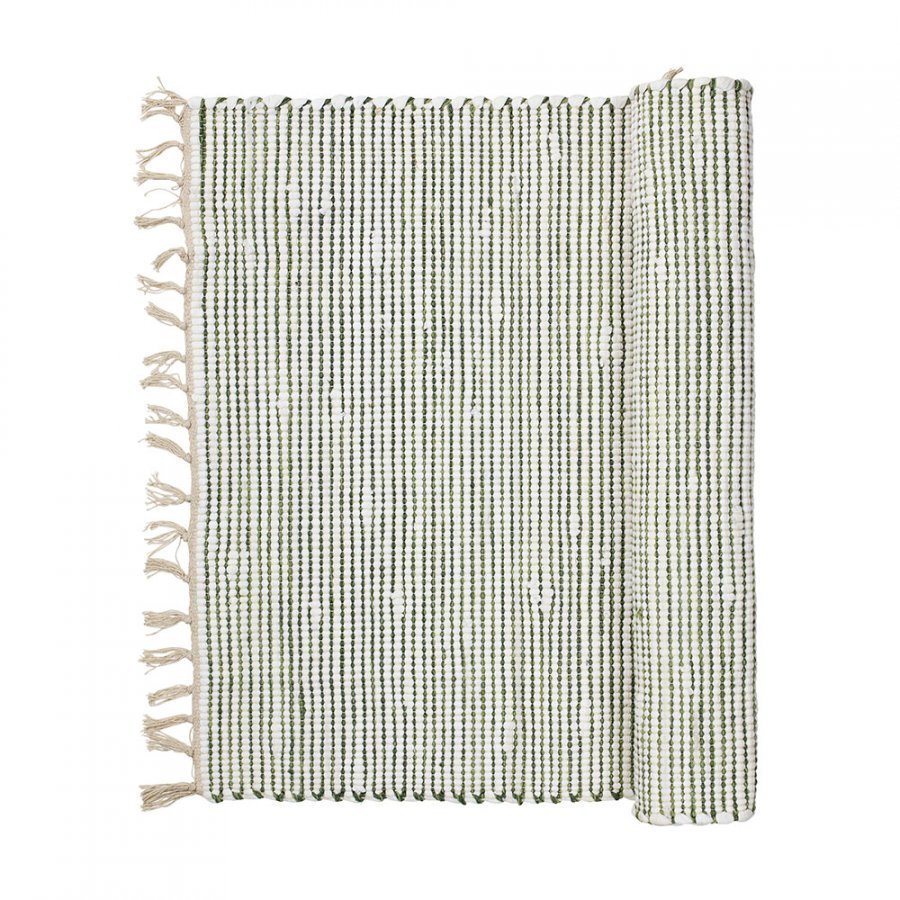 Broste Copenhagen Thin Stripe Matto 60x90 Cm Pesto