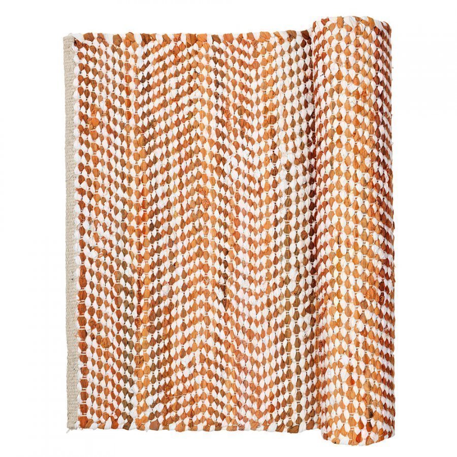 Broste Copenhagen Zigzag Matto 70x140 Cm Paprika