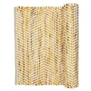 Broste Copenhagen Zigzag Matto 70x140 Cm Tawny Olive