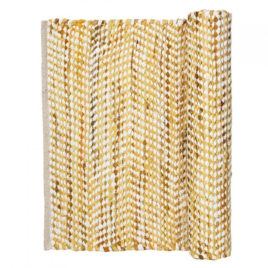 Broste Copenhagen Zigzag Matto 70x140 Cm Tawny Olive
