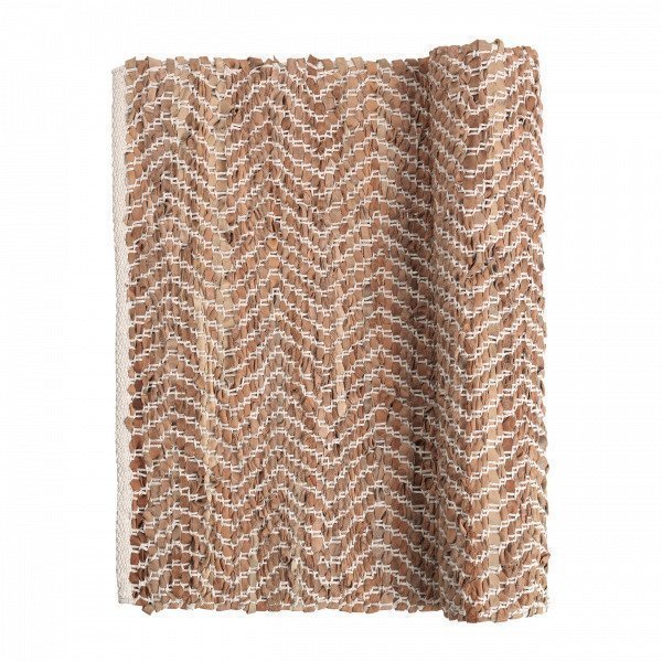 Broste Copenhagen Zigzag Matto Beige 80x250 Cm