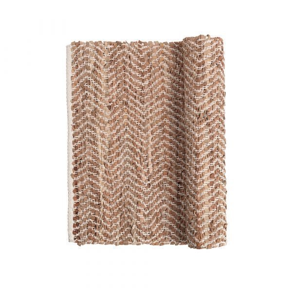 Broste Copenhagen Zigzag Matto Camel 70x140 Cm