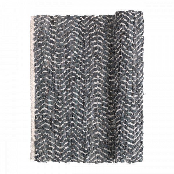 Broste Copenhagen Zigzag Matto Harmaa 70x140 Cm