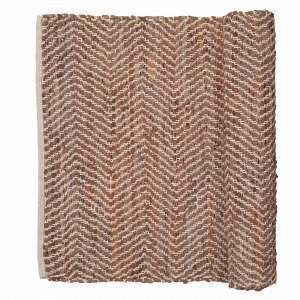 Broste Copenhagen Zigzag Matto Ruoste 70x140 Cm