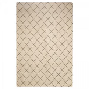 Chhatwal & Jonsson Diamond Matto 184x280mm Valkoinen/Ruskea