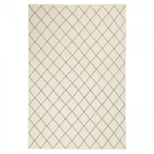 Chhatwal & Jonsson Diamond Matto 230x336 Cm Valkoinen/Merensininen