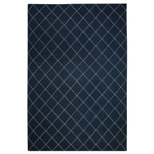 Chhatwal & Jonsson Diamond Matto Blue Melange / Off White 184x280 Cm