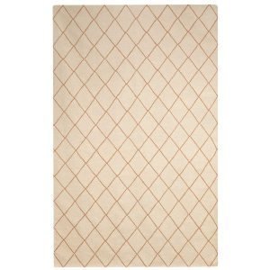 Chhatwal & Jonsson Diamond Matto Offwhite / Orange 230x336 Cm