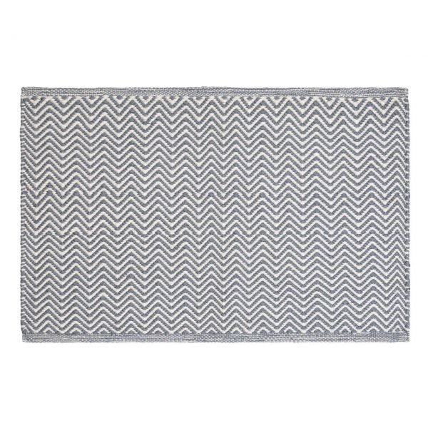 Chhatwal & Jonsson Herring Bone Matto Harmaa / Ivory 50x80 Cm