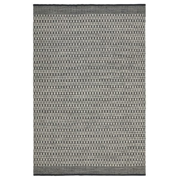 Chhatwal & Jonsson Mahi Dhurry Matto Off White / Black 200x300 Cm