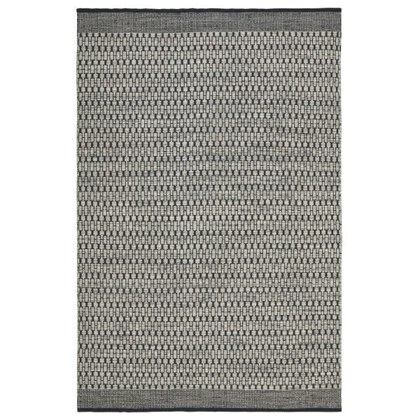 Chhatwal & Jonsson Mahi Dhurry Matto Off White / Black 80x250 Cm