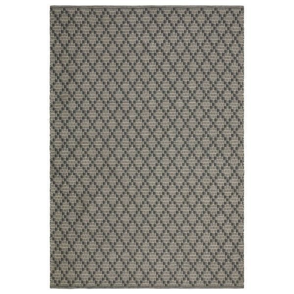 Chhatwal & Jonsson Mitra Matto Charcoal Grey / Light Khaki 80x150 Cm