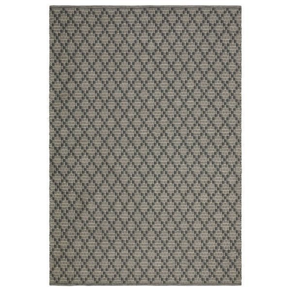 Chhatwal & Jonsson Mitra Matto Charcoal Grey / Light Khaki 80x150 Cm