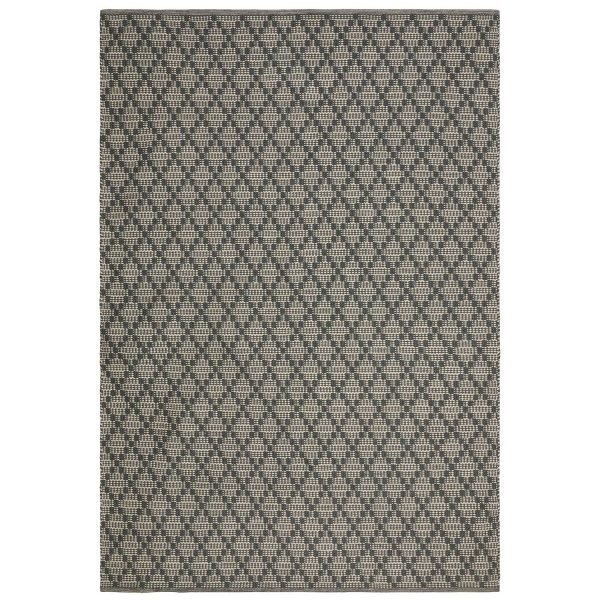 Chhatwal & Jonsson Mitra Matto Charcoal Grey / Light Khaki 80x250 Cm