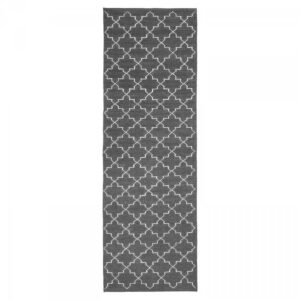 Chhatwal & Jonsson New Geometric Matto 80x250 Cm Harmaa/Valkoinen