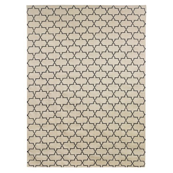 Chhatwal & Jonsson New Geometric Matto Beige / Musta 180x272 Cm