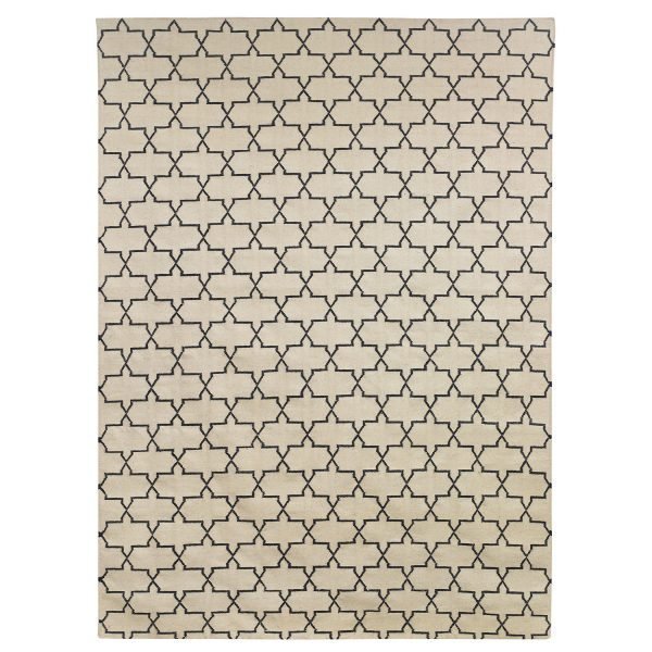 Chhatwal & Jonsson New Geometric Matto Beige / Musta 234x323 Cm