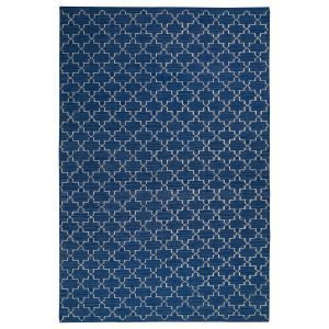 Chhatwal & Jonsson New Geometric Matto Indigo / Offwhite 180x272 Cm