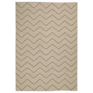 Chhatwal & Jonsson Zigzag Matto Beige / Black 180x270 Cm