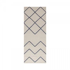 Decotique Geometrie 01 Matto 80x200 Cm Offwhite/Sininen