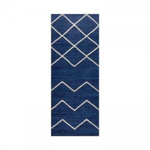 Decotique Geometrie 01 Matto 80x200 Cm Sininen/Offwhite