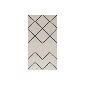 Decotique Geometrie 01 Matto Offwhite / Sininen 80x150 Cm