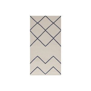Decotique Geometrie 01 Matto Offwhite / Sininen 80x150 Cm