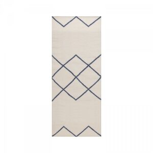 Decotique Geometrie 03 Matto 80x200 Cm Offwhite/Sininen