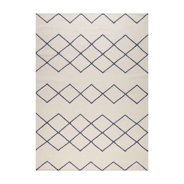 Decotique Geometrie 03 Matto Offwhite / Sininen 170x240 Cm