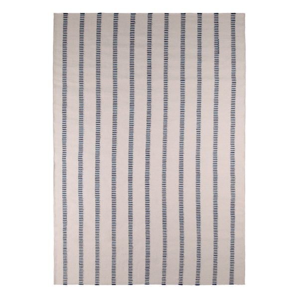 Decotique Tapis Beige Rayé Matto Beige / Sininen 200x300 Cm