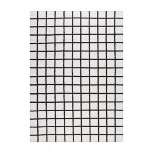 Decotique Tapis Damier Matto 170x240 Cm Valkoinen/Musta
