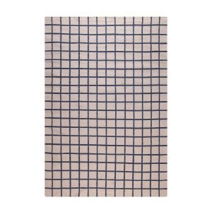 Decotique Tapis Damier Matto Beige / Sininen 200x300 Cm