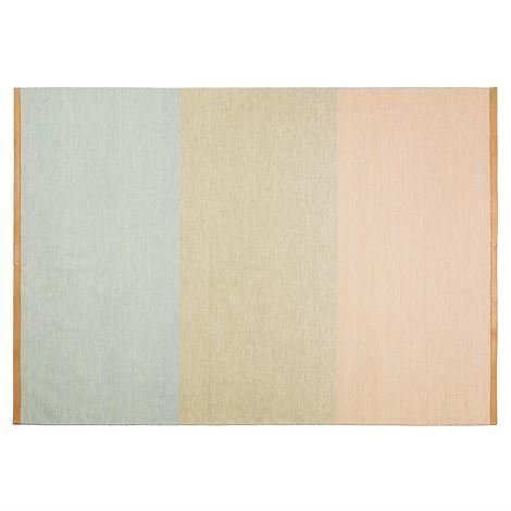 Design House Stockholm Fields Matto 170x240 cm Vaaleanpunainen-Beige-Sininen