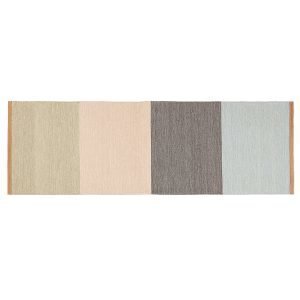 Design House Stockholm Fields Matto Beige / Roosa / Ruskea / Sininen 80x250 Cm