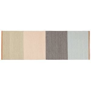 Design House Stockholm Fields Matto Beige / Roosa / Ruskea / Sininen 80x250 Cm