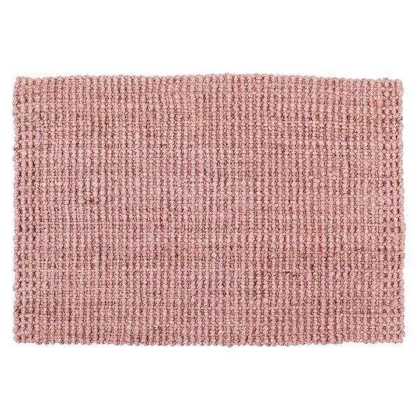 Dixie Jute Ovimatto Soft Pink 60x90 Cm