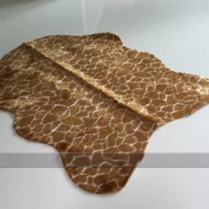 Ek Eläinkuvioitu Matto Ruskea Giraffe 110x150 Cm