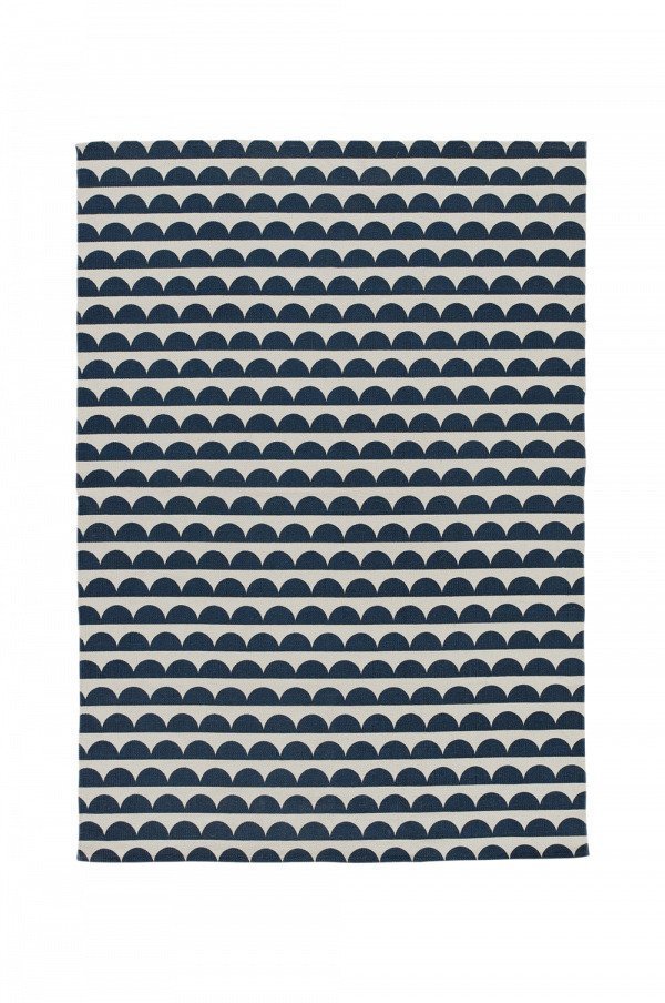 Ellos Joanna Puuvillamatto Sininen 140x200 Cm