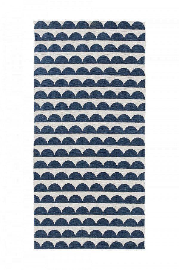 Ellos Joanna Puuvillamatto Sininen 70x150 Cm