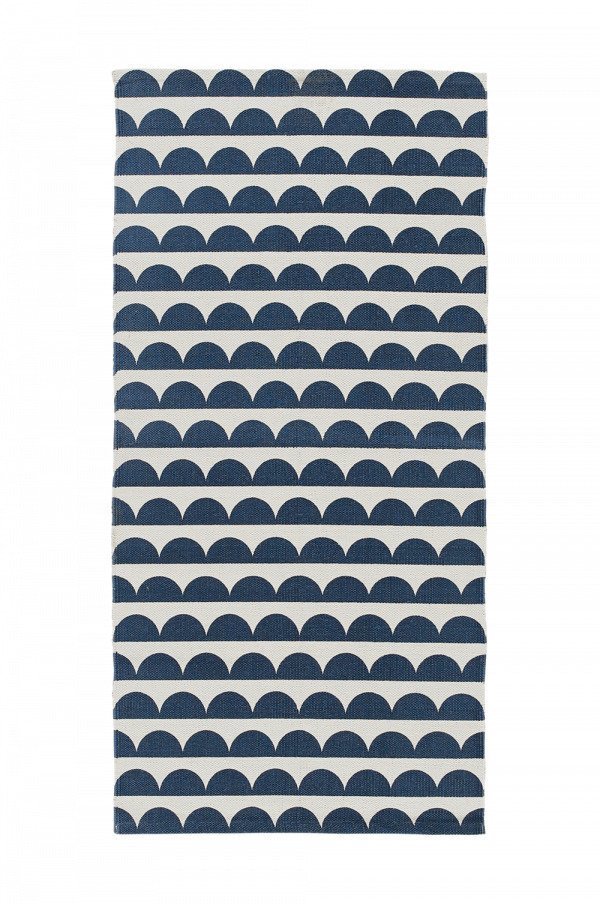 Ellos Joanna Puuvillamatto Sininen 70x150 Cm
