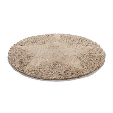 Etol Design Star Matto Pyöreä Hiekka Beige