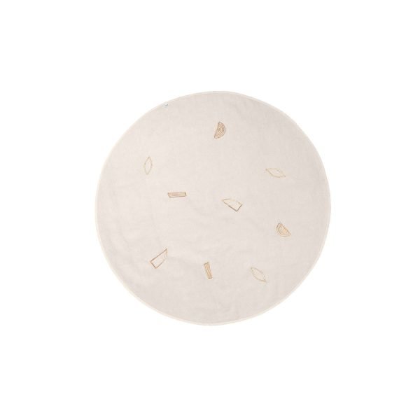 Ferm Living Joulukuusen Matto Luonnonvalkea Ø120 Cm